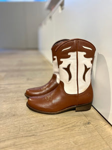 LMDI cowboylaars bruin wit