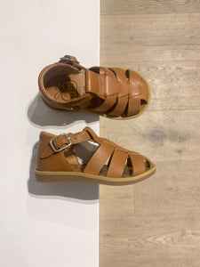 POM D'API mini gesloten sandaal cognac