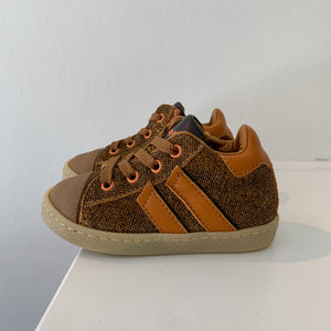 RONDINELLA mini basket camel streep