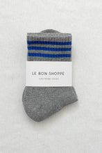 Afbeelding in Gallery-weergave laden, LE BON SHOPPE girlfriend socks grey (kobalt)
