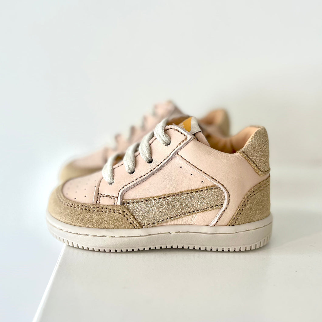 OCRA mini sneaker nude glitter