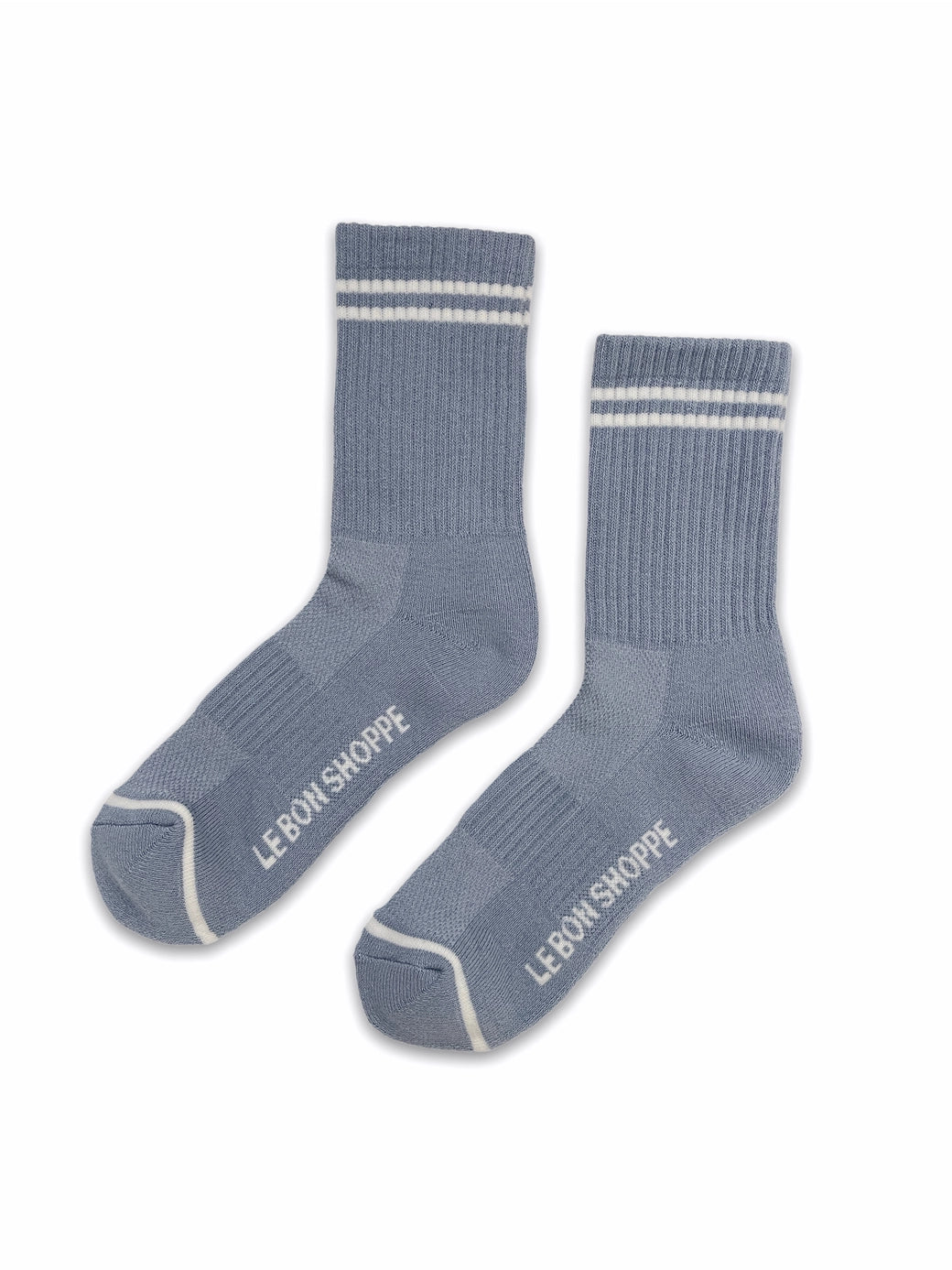 LE BON SHOPPE boyfriend socks blue grey