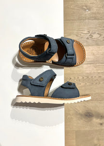 POM D'API sandaal velcro jeansblauw