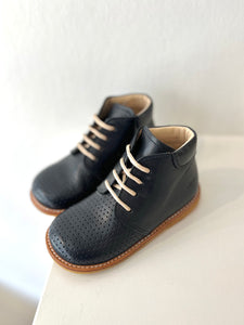 ANGULUS veterschoen perfo donkerblauw