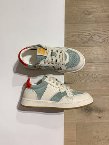 OCRA tennis sneaker saliegroen suede