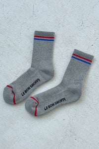 LE BON SHOPPE boyfriend socks true grey