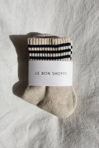 LE BON SHOPPE girlfriend socks sailor