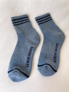 LE BON SHOPPE girlfriend socks indigo