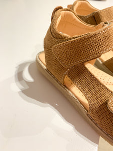 OCRA velcro sandaal camel suede