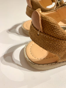 OCRA velcro sandaal camel suede