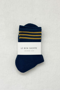 LE BON SHOPPE girlfriend socks navy