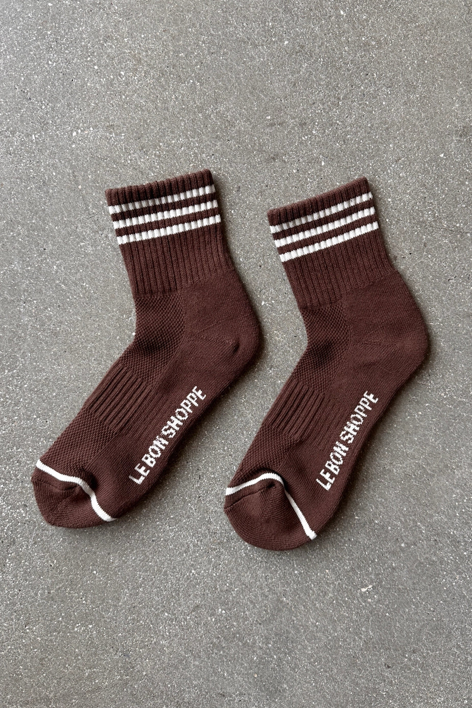 LE BON SHOPPE girlfriend socks mahogany