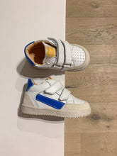 Afbeelding in Gallery-weergave laden, OCRA mini sneaker velcro wit kobalt
