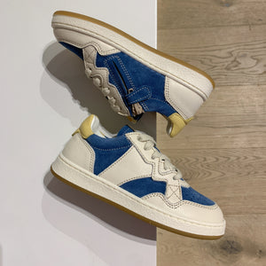 OCRA tennis sneaker blauw suede