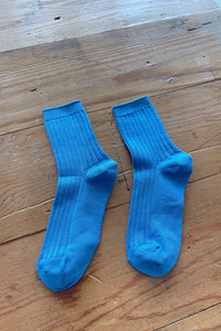 LE BON SHOPPE her socks electric blue