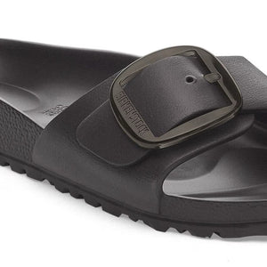 BIRKENSTOCK madrid big buckle ZWART (kunststof)