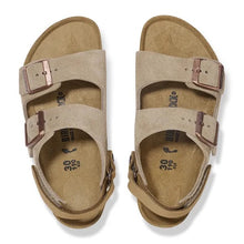 Afbeelding in Gallery-weergave laden, BIRKENSTOCK milano sandaal retourvelcro taupe daim
