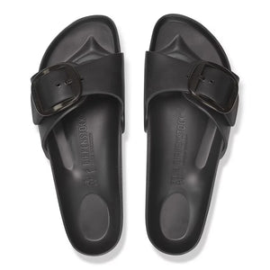 BIRKENSTOCK madrid big buckle ZWART (kunststof)