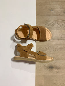 OCRA velcro sandaal camel suede