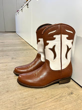 Afbeelding in Gallery-weergave laden, LMDI cowboylaars bruin wit
