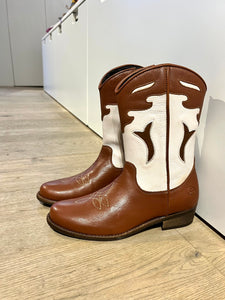 LMDI cowboylaars bruin wit