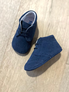 TRICATI baby veterschoen donkerblauw daim