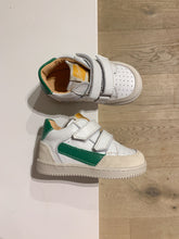 Afbeelding in Gallery-weergave laden, OCRA mini sneaker velcro wit groen
