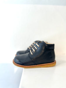 ANGULUS veterschoen perfo donkerblauw