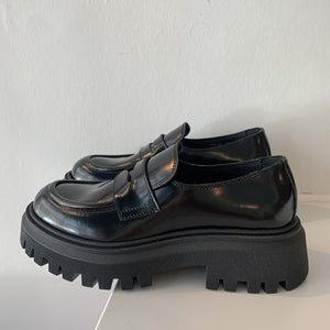 RONDINELLA chunky mocassin zwart