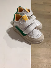 Afbeelding in Gallery-weergave laden, OCRA mini sneaker velcro wit groen
