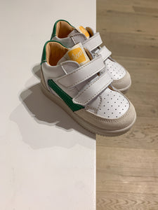 OCRA mini sneaker velcro wit groen