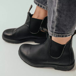 BLUNDSTONE boot zwart glad leder