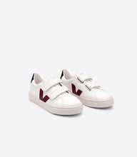 Afbeelding in Gallery-weergave laden, VEJA sneaker 2 velcro wit bordeaux
