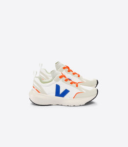 VEJA runner elastiek oranje blauw