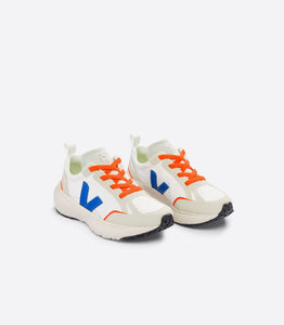 VEJA runner elastiek oranje blauw