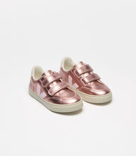 Afbeelding in Gallery-weergave laden, VEJA sneaker 2 velcro nacré lassi rosé
