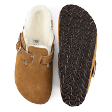 Afbeelding in Gallery-weergave laden, BIRKENSTOCK boston wol mink suede
