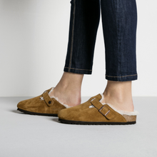 Afbeelding in Gallery-weergave laden, BIRKENSTOCK boston wol mink suede
