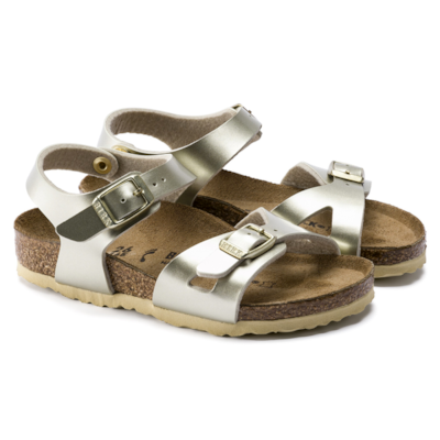 BIRKENSTOCK rio sandaal goud