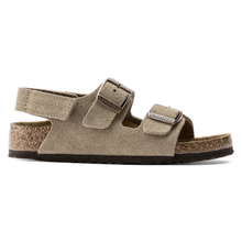 Afbeelding in Gallery-weergave laden, BIRKENSTOCK milano sandaal velcro taupe daim
