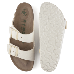 BIRKENSTOCK arizona VEGAN eggshell canvas