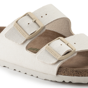 BIRKENSTOCK arizona VEGAN eggshell canvas