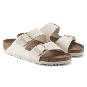 BIRKENSTOCK arizona VEGAN eggshell canvas