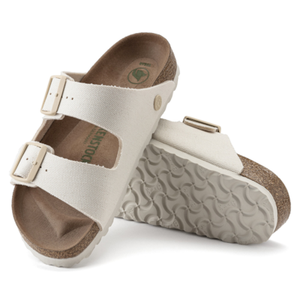 BIRKENSTOCK arizona VEGAN eggshell canvas