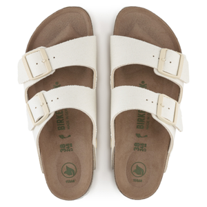 BIRKENSTOCK arizona VEGAN eggshell canvas