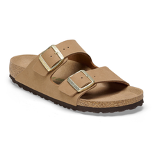 Afbeelding in Gallery-weergave laden, BIRKENSTOCK arizona caramel (vegan)
