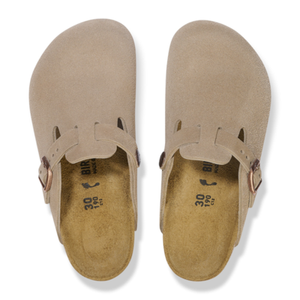 BIRKENSTOCK boston taupe suede