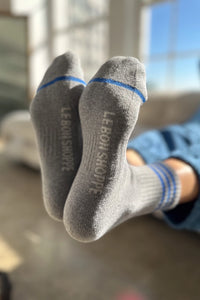 LE BON SHOPPE girlfriend socks grey (kobalt)