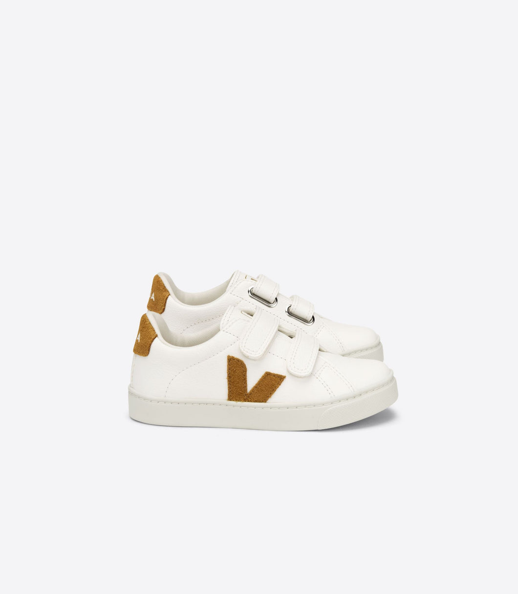 VEJA sneaker 2 velcro wit camel