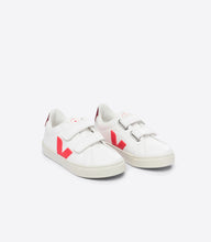 Afbeelding in Gallery-weergave laden, VEJA sneaker 2 velcro wit fluo roze
